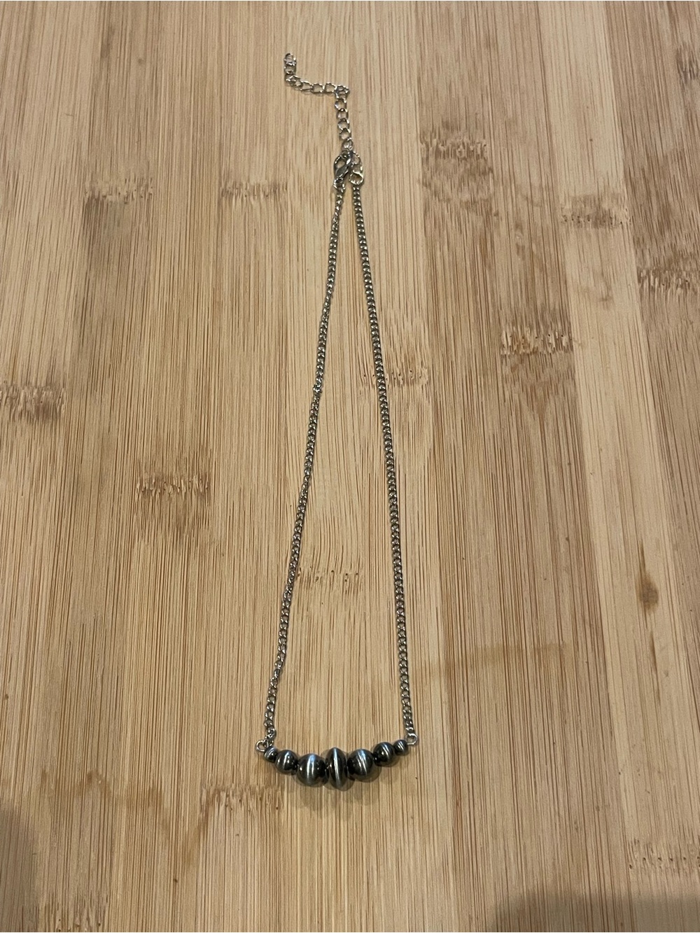 Navajo pearl cluster necklace